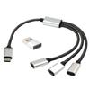 USB C Male to 2/3 USB C Female Splitter Cable Converter Несколько концентраторов USB C Port Hub Зарядное устройство Адаптер для разделения питания 11,81 дюйма