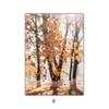 Landscape Flower Picture Canvas Painting Wall Art Autumn Scenery Pumpkin Leaves Poster and Print for Modern Home Wall Decor