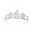 Korean Style Bridal Alloy Rhinestone Flower Decoration Crown Suitable for Ladies Wedding Banquet Wear