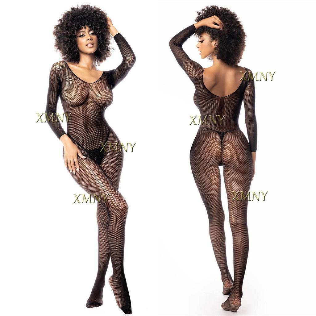 Бодисток с открытой промежностью Эротическое Сексуальное Взрослое Женское Порно Нижнее Белье Линжери Черный Сетчатый Боди Женский Боди Костюм без промежности