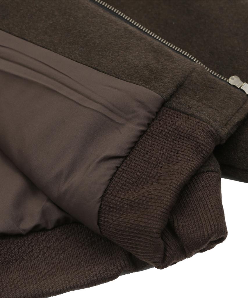 Haveoffduty Insulated Wool Blouson Jacket (Mocha)