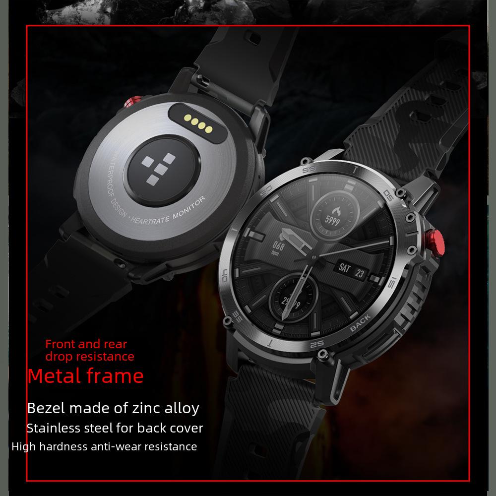 Умные часы C22: Новый дисплей 1,6", Bluetooth-звонки, музыкальный проигрыватель, отслеживание занятий спортом на открытом воздухе, счетчик шагов, водонепроницаемость 3 АТМ.