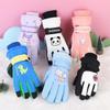 Children's Winter Ski Gloves: Thick, Cold-Proof, Waterproof, Windproof, Non-Slip, Warm Cotton for Ages 3-17.