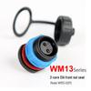 Водонепроницаемый авиационный штекер WM13 с многоконтактным разъемом M15 для спасения на воде