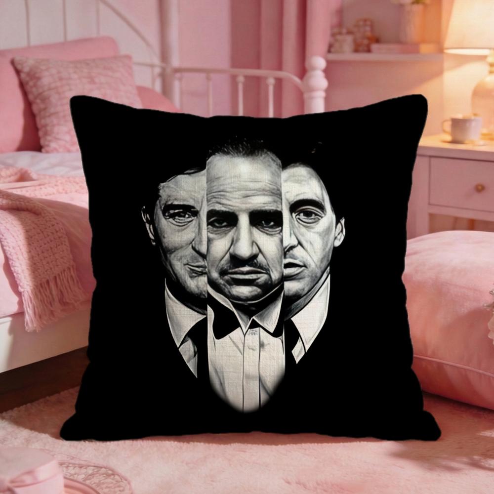 The GGodfather Movie Cushion Cover Premium Comfort Reversible Pillow Cove Two In One Design For Any Room Car Interior