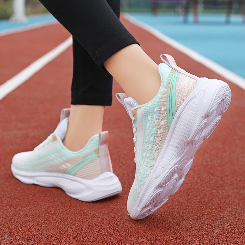 Summer Knitted Sports Shoes for Women – Lightweight Breathable Running & Outdoor Training
