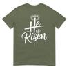 He Is Risen Jesus Cross For Religious Christian Easter Tshirt