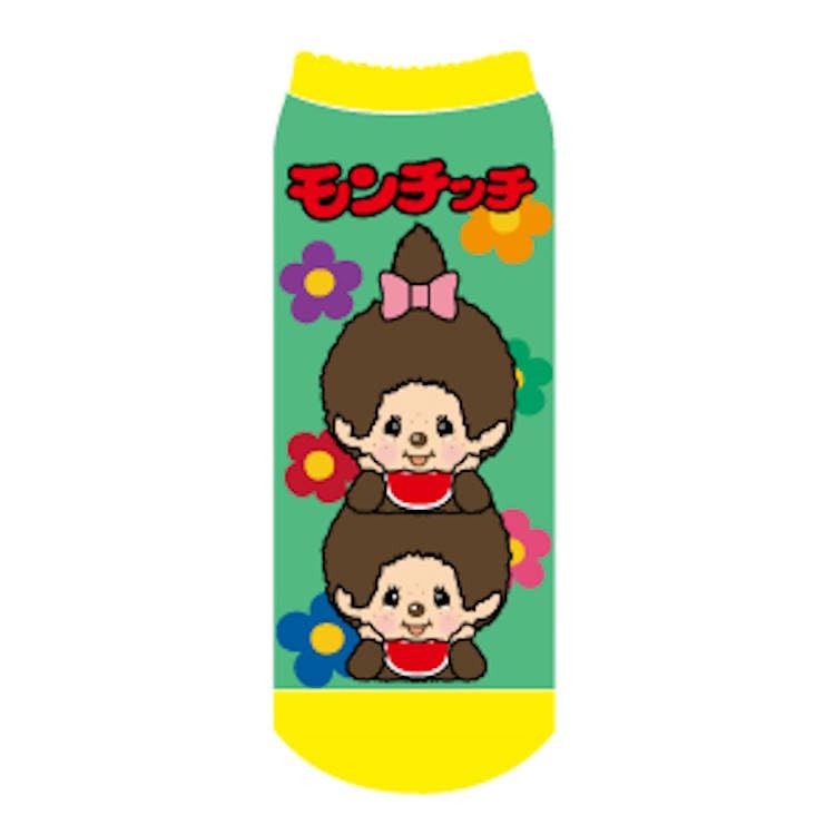Носки Monchhichi от Octani Corporation Женские Цветочные на щиколотку