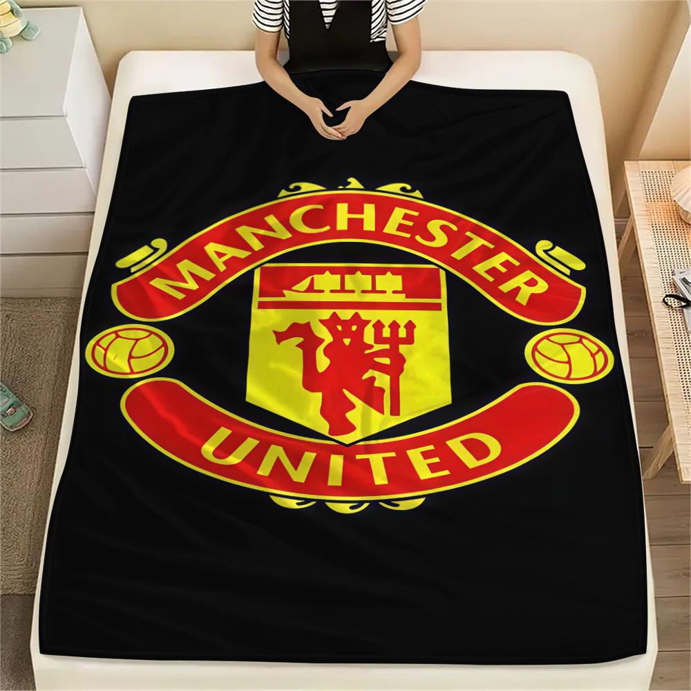 Man Utd Print FlAannel Blanket, High quality Comfortable for All Seasons, Home Decor, Warmth and Comfort