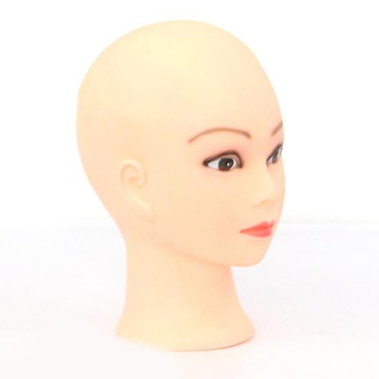 Профессиональная женская голова манекена для практики макияжа Лысая голова манекена с хорошим эффектом отображения для обучения макияжу Наращивание ресниц
