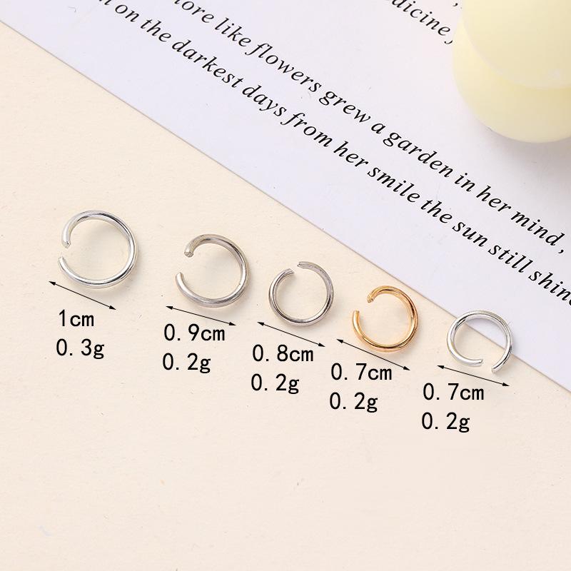 Нержавеющая сталь Кольца-соединители для DIY бижутерии: Соединители для ожерелий и браслетов, Фигурки кукол