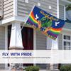 World Peace Flag Polyester Large Banners 90*150CM Fade Resistant Flags Perfect for Home Outdoor