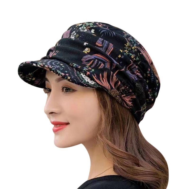 New Fashion Hat Women Solid Casual Plait India Hat Muslim Ruffle Cancer Chemo Hat Beanie Scarf Turban Head Wrap Cap