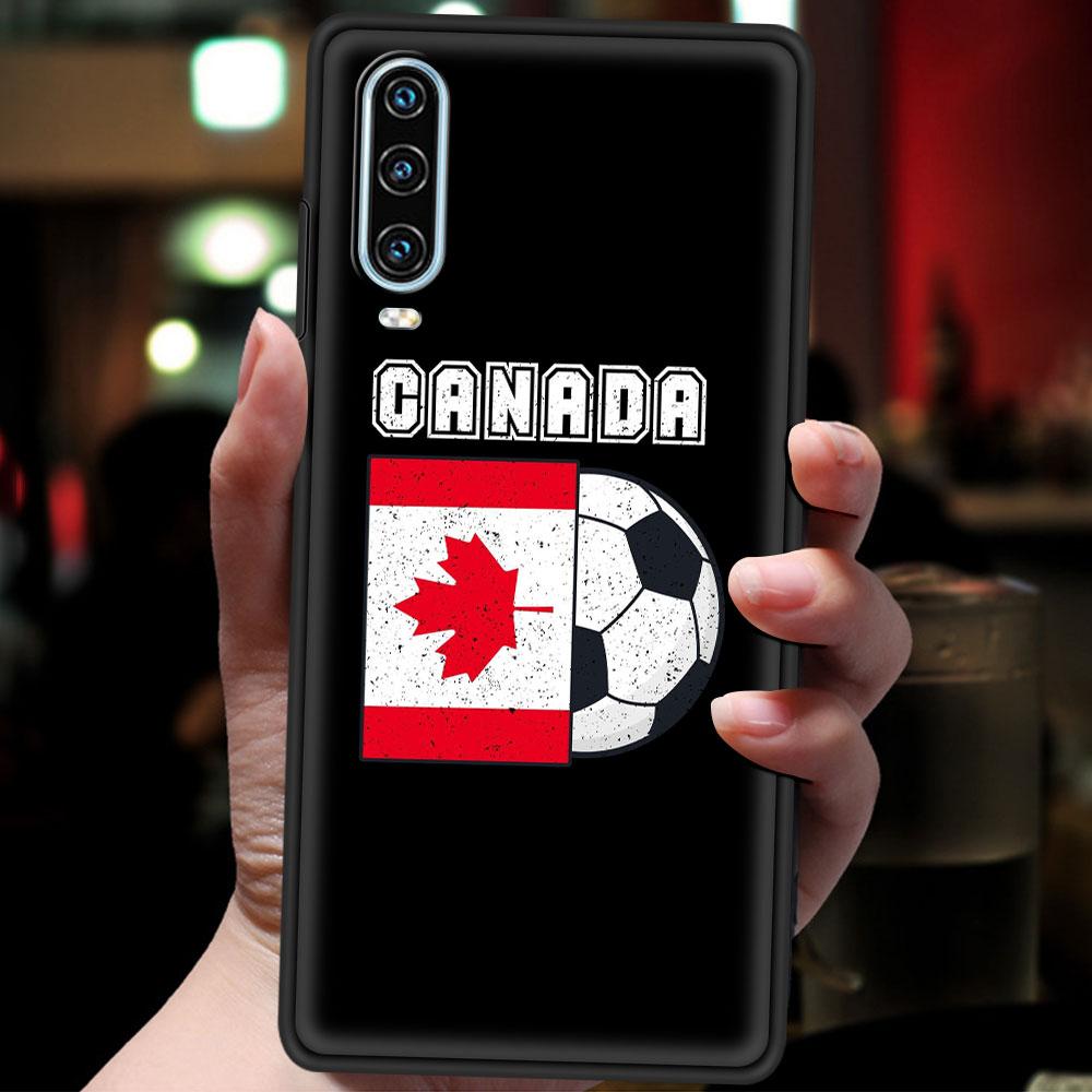 Чехол для телефона Maple Canada Flag love Football для Huawei P30 Lite P50 Pro P20 P40 Lite EP Smart Z 2021 Y6 Y7 Y9 2019 Y6p Y9s