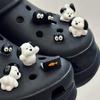 8PCS Fashion Shoe Charms Set Accessories Hole Shoe Buckle Cute Cartoon Puppy DIY 3D Shoes Decorations Kids Party Boy Girls Gift