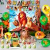 38pcs Cartoon Party Decorations, Cartoon Birthday Decorations Set - Cartoon Balloons Banner & Cartoon Balloon Cupcake Decorations etc Cartoon Themed