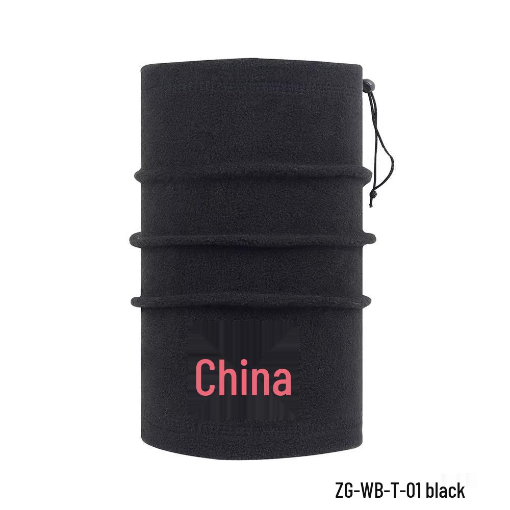 Зимний ветрозащитный балаклава Outlaw: Теплая вязаная маска для лица с одним отверстием для велоспорта.