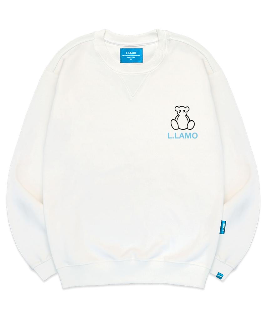 Толстовка с подкладкой из флиса Ellamo Line Bear M Унисекс Большие размеры S~4XL (Тип B)