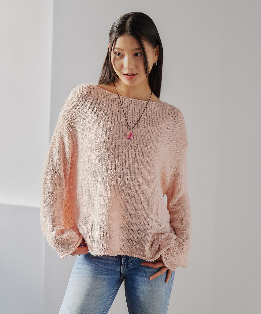 VEM.VER Hairy Long Sleeve Knit_4 Colors