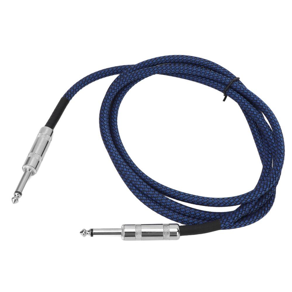 Noise Reduction 1/4 Inch Cable Plug and Play 6.35mm Instrument Cable Guitar Cable  Studio Recording