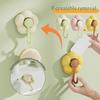 Sunflower Suction Cup Hooks Flower Hooks Household Items Traceless Hooks Creative Cute Multifunctional Cartoon Bathroom Hooks