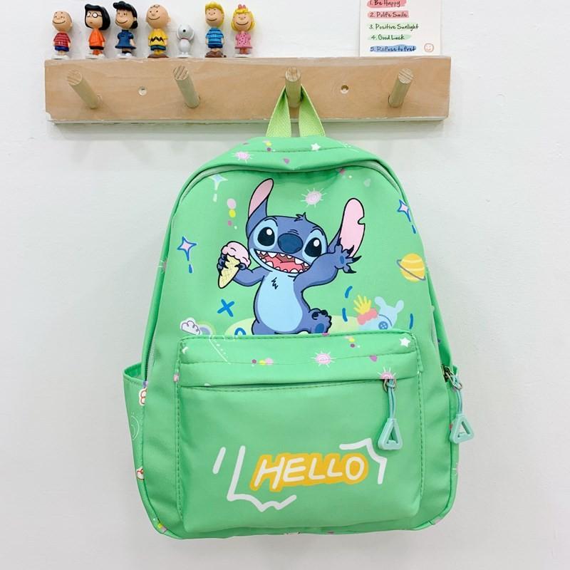Angel Heart Ice Cream Rainbow Cartoon Printed Children Backpack