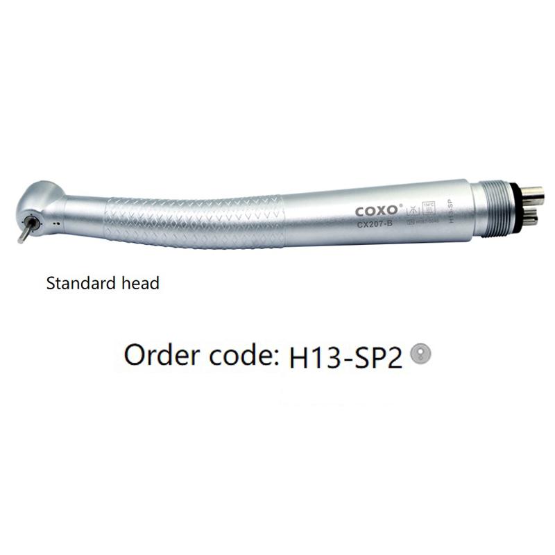 COXO CX207-B 1 Распыление воды 4 Воздушное распыление Головка и картридж с пылезащитной конструкцией Стандартный высокоскоростной стоматологический наконечник
