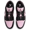 Jordan Air Jordan 1 Дышащие Низкие Винтажные Баскетбольные Кроссовки Женские Черно-Розовые IO3394-663