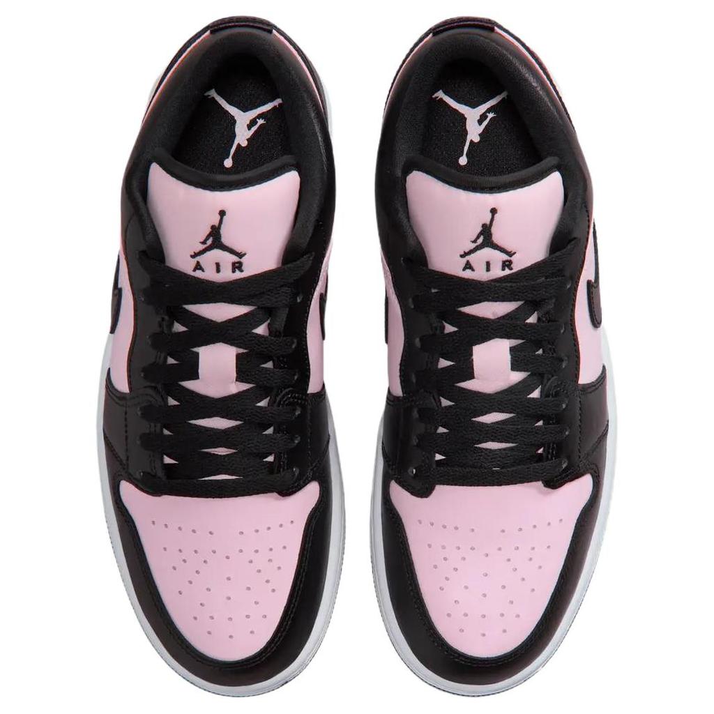 Jordan Air Jordan 1 Дышащие Низкие Винтажные Баскетбольные Кроссовки Женские Черно-Розовые IO3394-663