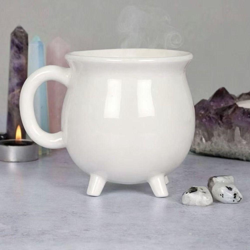 Decorative Ornament Halloween Mug Anti-scald Handle Ceramic Coffee Cup Tabletop Decoration