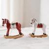 Смола Рождественская Подвесная Фигурка Лошади Красочная Расписная Лошадка-Качалка Подвесное Украшение Дети