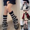 Boot Socks Knitting Decorate Breathable Casual Streetwear Knee High Boot Stockings for Daily Life