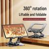 Вращающийся на 360° цельнометаллический держатель для планшета и телефона, складная телескопическая подставка