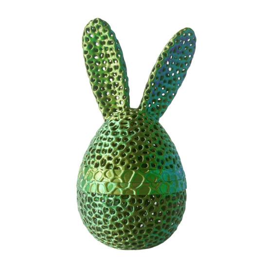 Пасхальная фигурка кролика из яичной скорлупы, полое украшение для стола в виде кролика из яичной скорлупы, статуэтка весенних кроликов