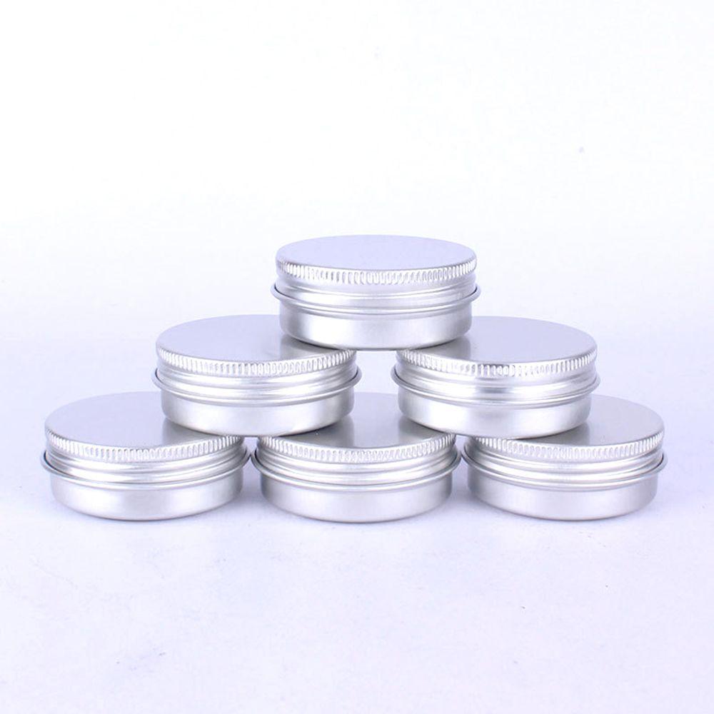 Canisters Cap Upper Screw Cosmetic Pot Jar Makeup Storage Empty Aluminium Bottles Tin Container