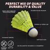 Durable Nylon Badminton Shuttlecocks Lightweight Easy-to-Track Balls for Enhanced Gameplay Outdoor Training Sports Equipment Kit