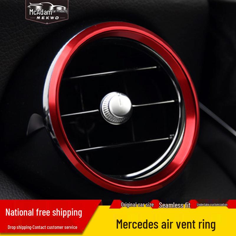 Mercedes-Benz C-Class/E-Class/GLC Air Vent Decorative Ring for Interior Modification