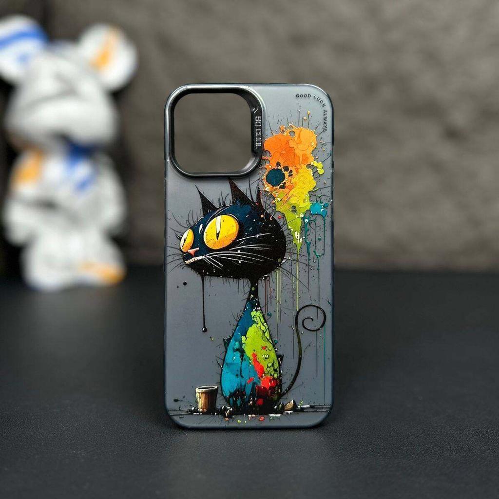 Чехол для Honor 400 Lite 90 200 PRO magic 7Lite 6 pro X9D X7D X7B X7A X8A X6C X5C X9C SMART 200i 400i Черный Кот Милый Чехол