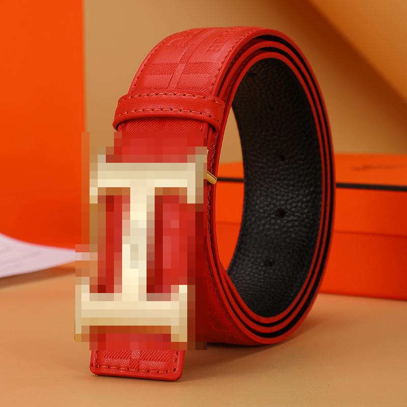 Мужской ремень 2025 года из ретро-кожи с автоматической пряжкой - Модный дизайн для молодежи