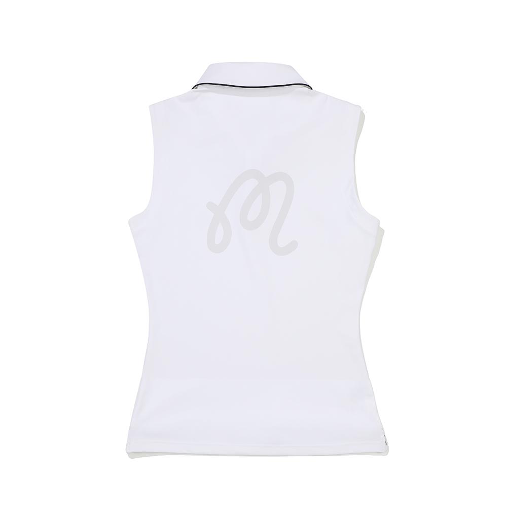 MALBON GOLF M Script Sleeveless White (Woman)