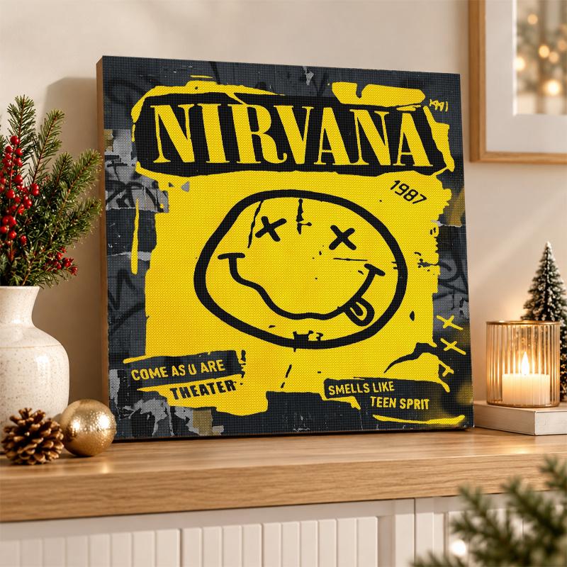 Nirvana Diamond Painting Kit 5D Full Drill DIY Diamond Mosaic Wall Art Home Decor