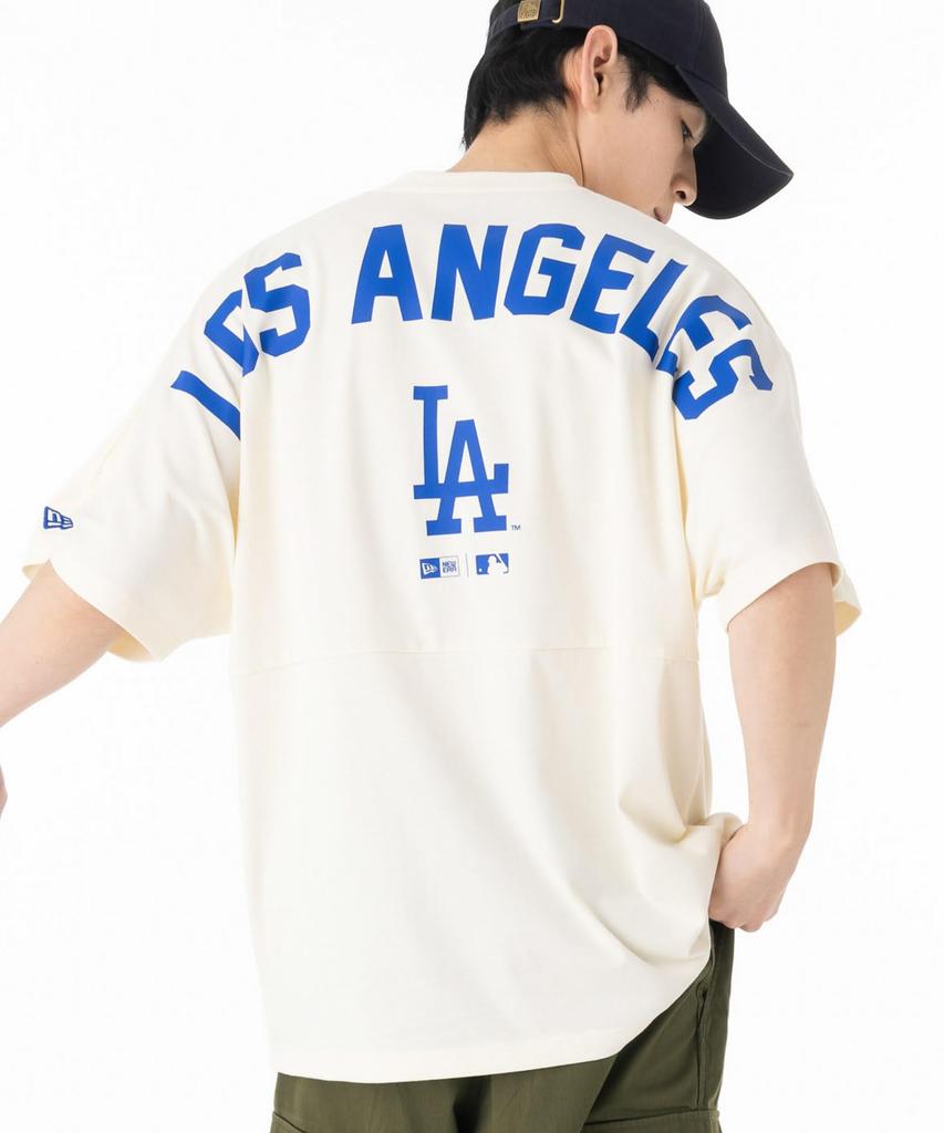 NEW ERA Drop Shoulder Tee Off White Royal White 15171182 NER35A2954 S/S