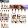 Набор детской праздничной посуды Disney Moana 82 предмета с тарелками, чашками, столовыми приборами, принадлежности для дня рождения