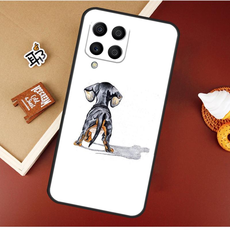 Dachshund Dackel Dog Case For Samsung Galaxy M16 M36 M56 M06 M52 M32 M12 M54 M34 M14 M35 M55 M15 M11 M31 M13 M53