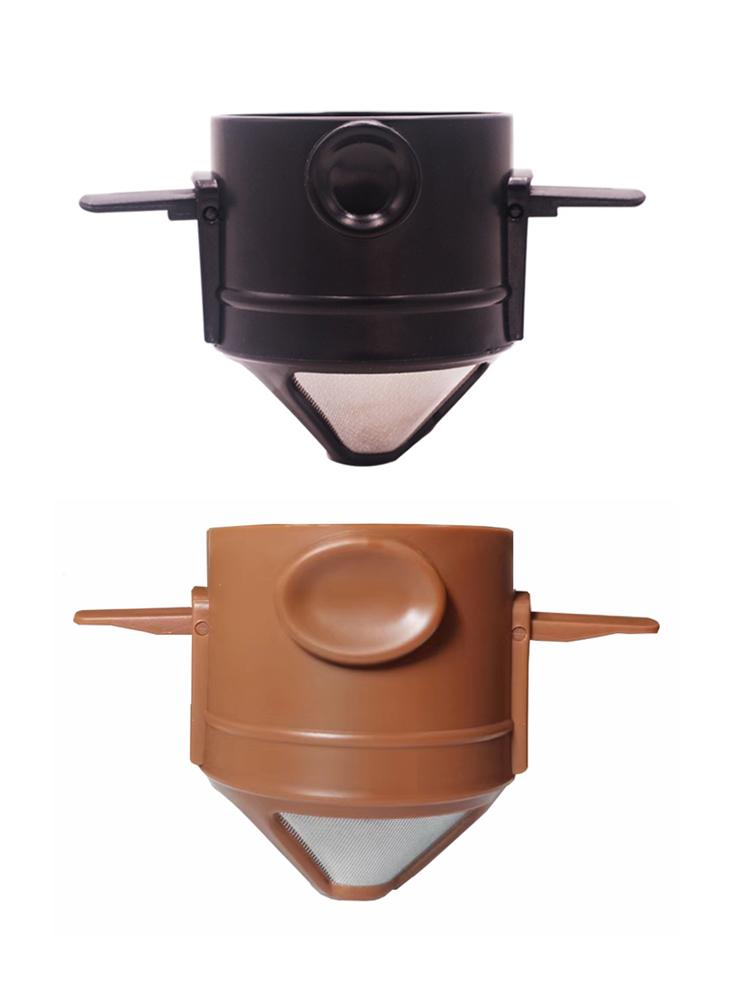 Портативный кофейный фильтр, кофеварка-сито, многоразовая кофеварка ручной работы для дома, офиса, путешествий, кофейные инструменты