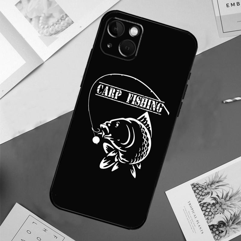 Чехол для карповой рыбалки для iPhone 14 15 16 Pro Max 11 12 13 Mini X XR XS Max Plus Задняя крышка телефона