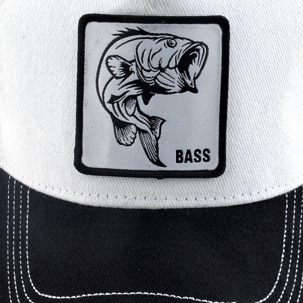 Baseball Cap With BASS Patch Men's Snapback Baseball Hat Four Seasons Outdoor Fashion Visor Caps Women Casual Cap