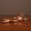 Red Copper Fu Around Buddha Home Office Desk Surface Panel Play Maitreya Car Small Ornaments