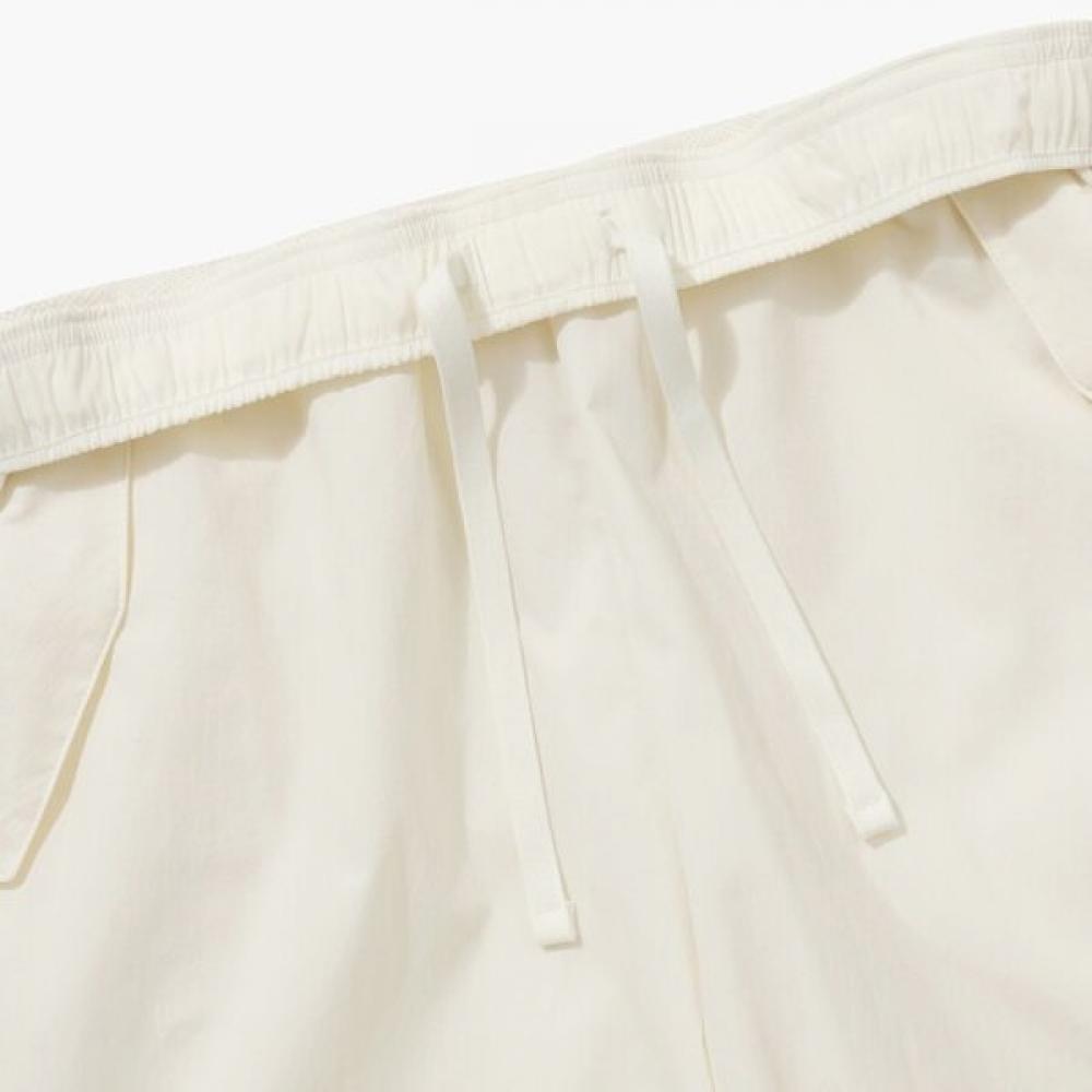 Le Coq Sportif Women Stretch Woven Wide Fit Pants Crm Qq122opt28
