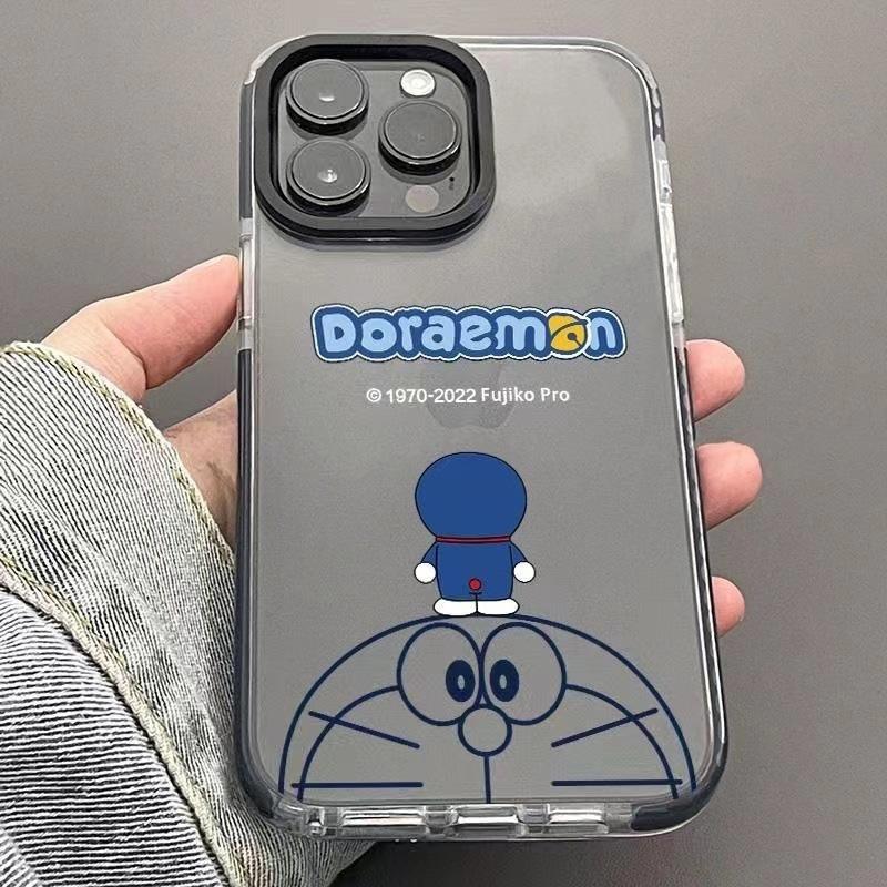 Мультяшный Дораэмон подходит для чехла iPhone 15pro iPhone14plus простой 13promax мягкий x